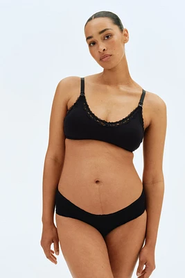 MAMA Padded Cotton Nursing Bra