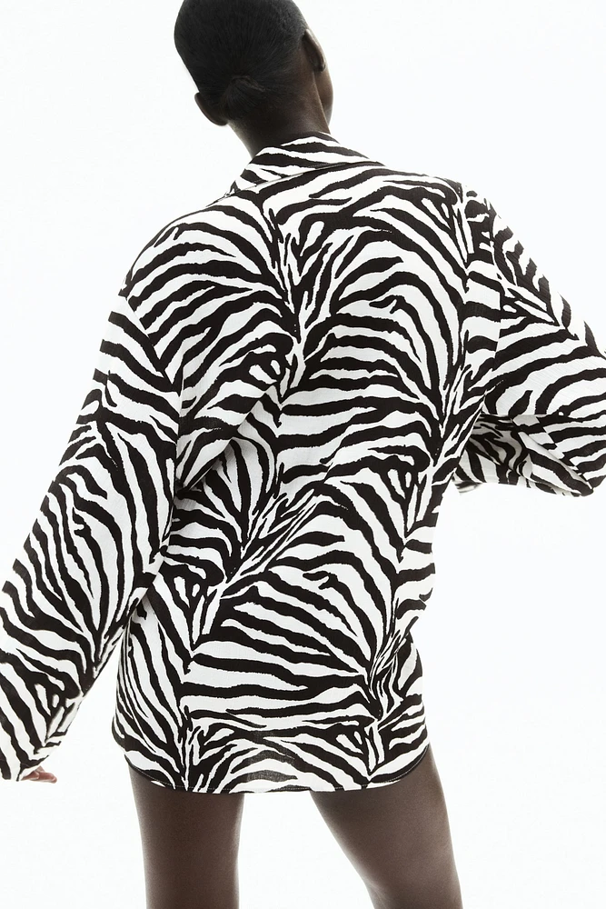Robe de plage avec détail à nouer