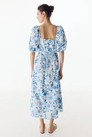 MAMA Cotton-Blend Poplin Dress