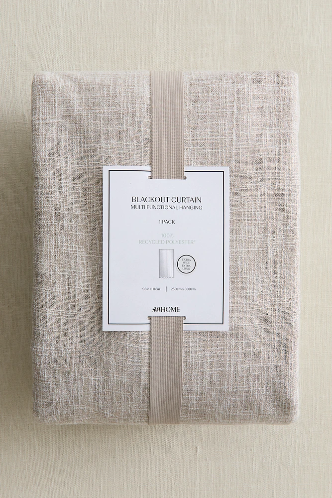 Single-pack Wide Blackout Curtain Panel
