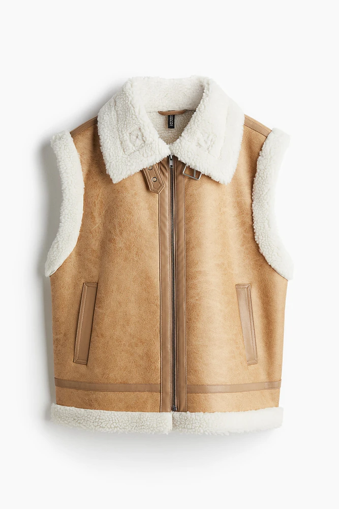 Teddy-Fleece-Lined Vest