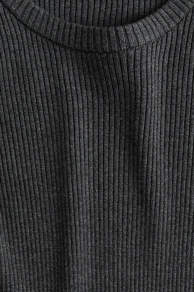 Rib-Knit Dress