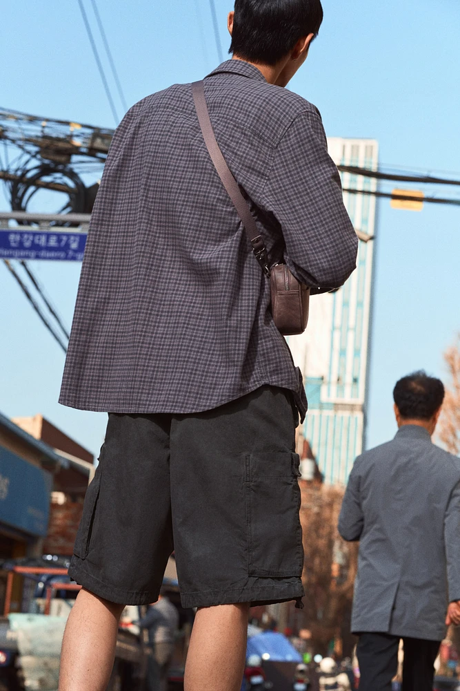 Loose-Fit Cargo Shorts