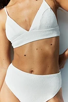 High Waist Cheeky Bikini Bottoms