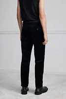 Regular Fit Velvet Pants