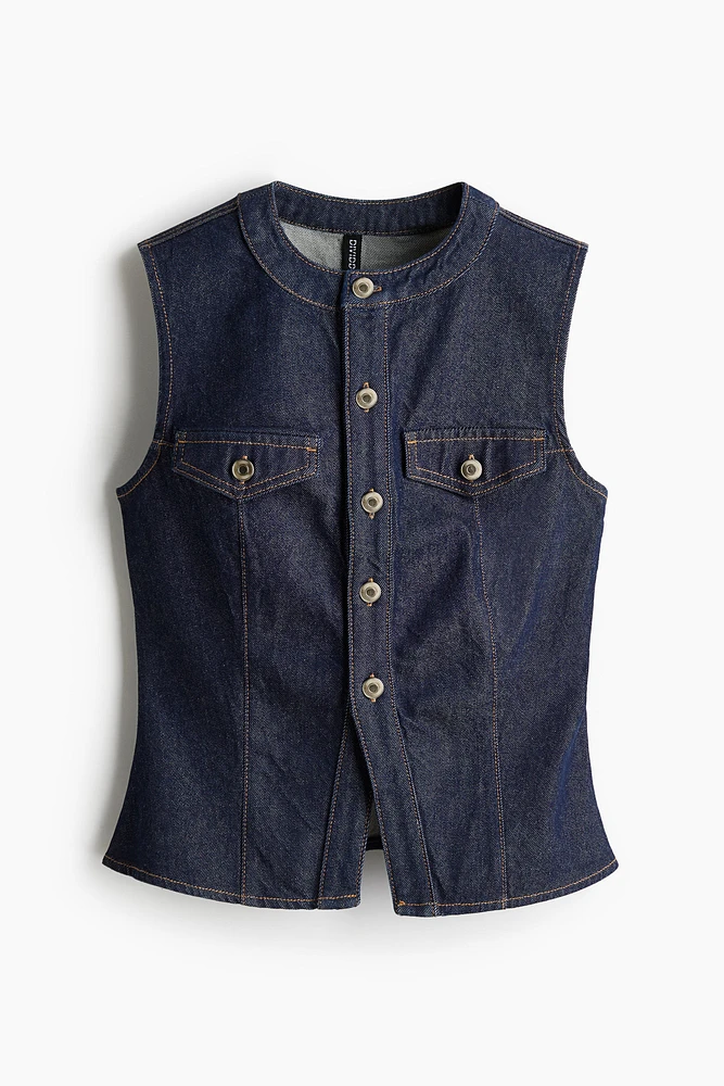 Denim Suit Vest