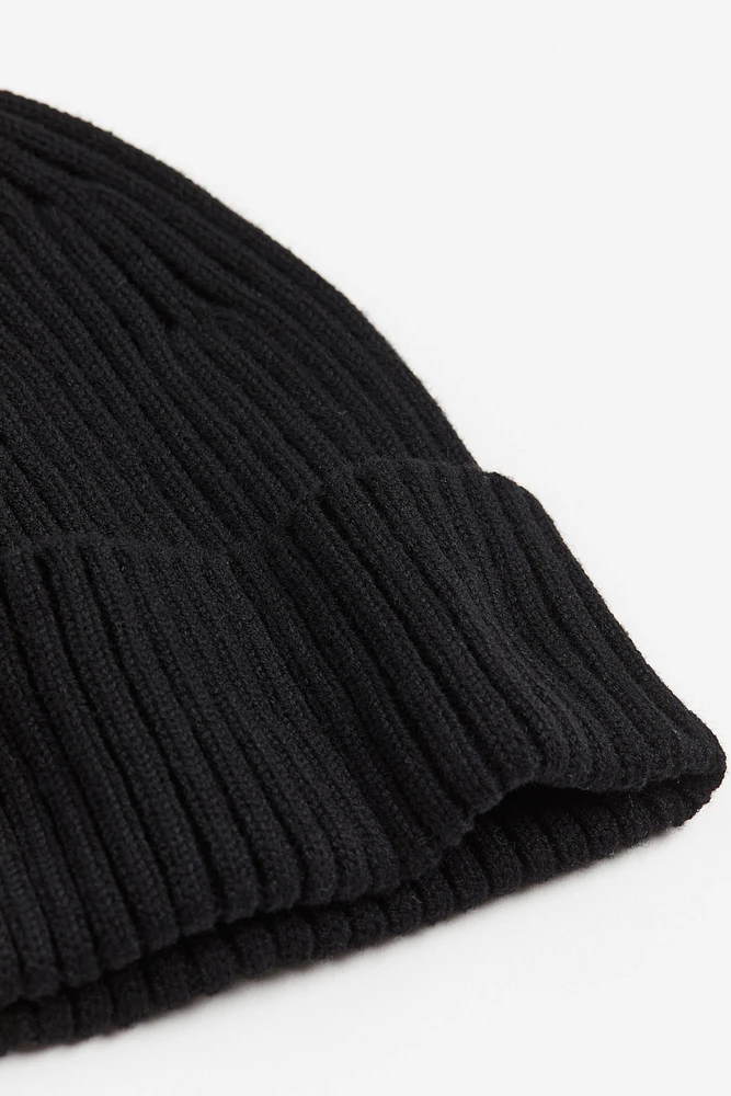 Rib-Knit Beanie