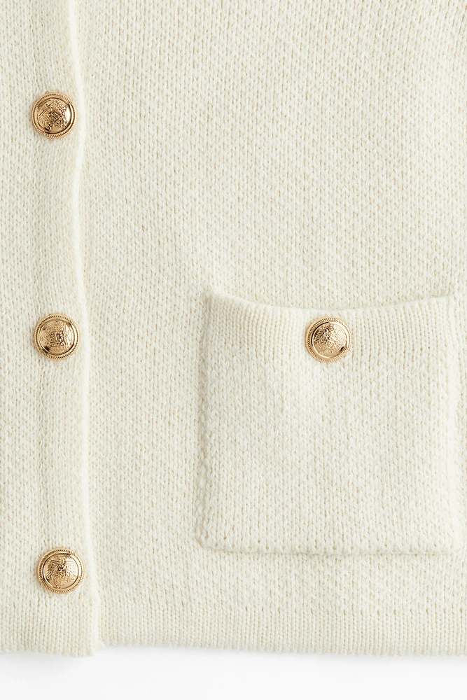 Pocket-Detail Cardigan