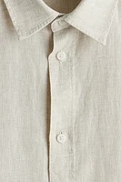 Regular-Fit Linen Shirt