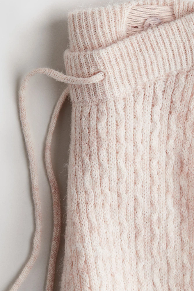Legging en tricot texturé