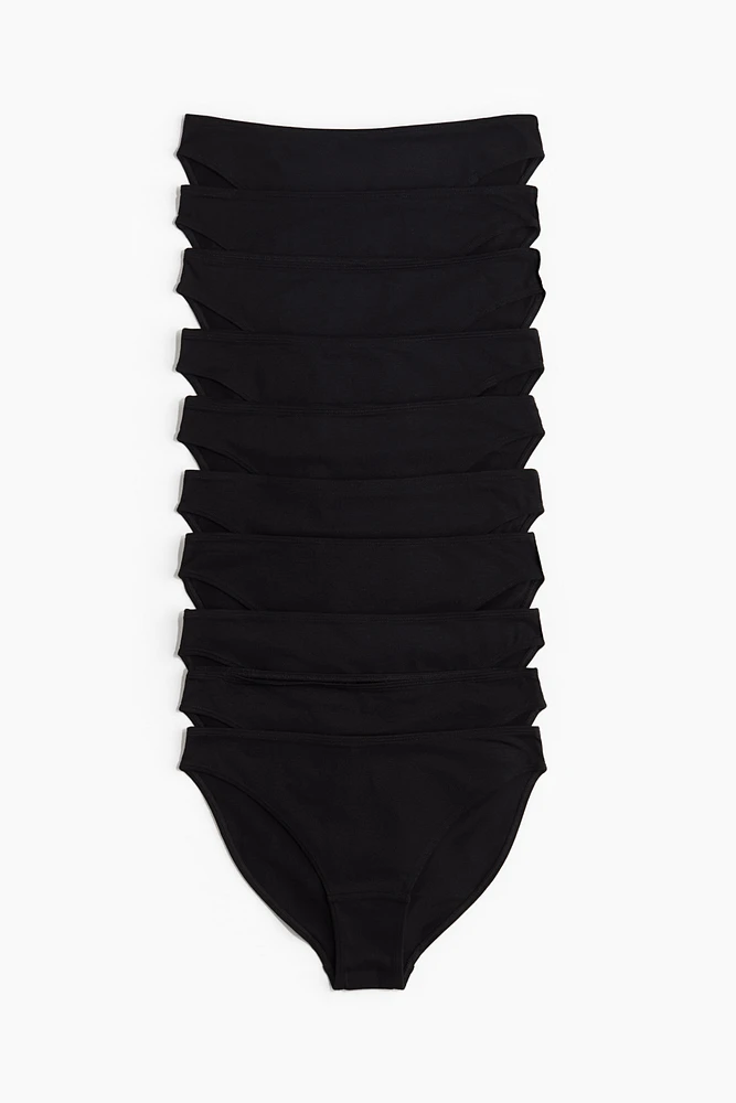 Lot de 10 culottes en coton