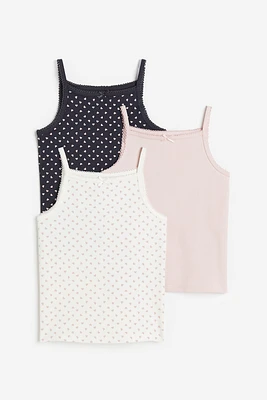 Débardeurs en jersey, lot de 3