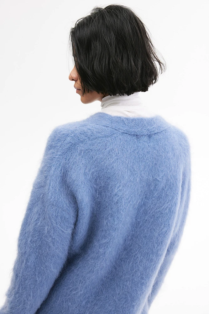 Mohair-Blend Cardigan