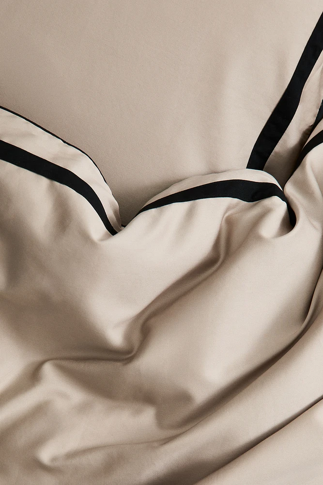 Egyptian Cotton Twin Duvet Cover Set
