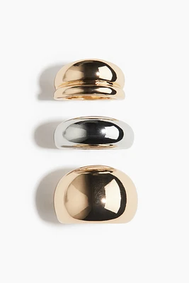 3-pack Chunky Rings