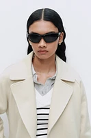 Tie-Belt Felted Coat