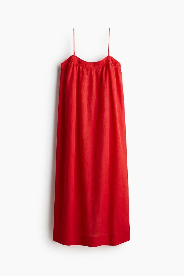 Crinkled Slip Dress