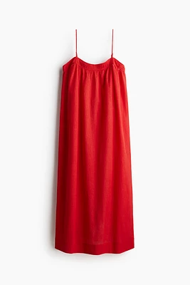 Crinkled Slip Dress