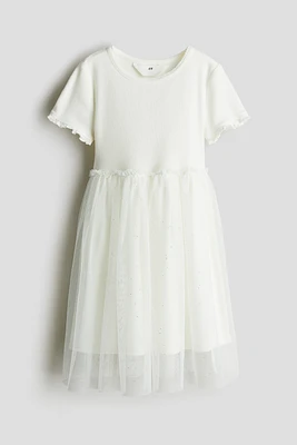 Robe avec jupe en tulle