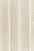 Linen-blend Shower Curtain