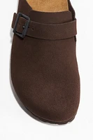 Suede Mules