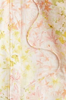 Dress with Eyelet-Embroidered Sleeves