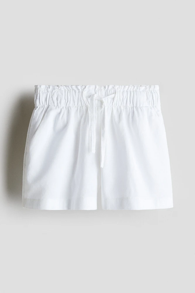 Linen-blend Shorts