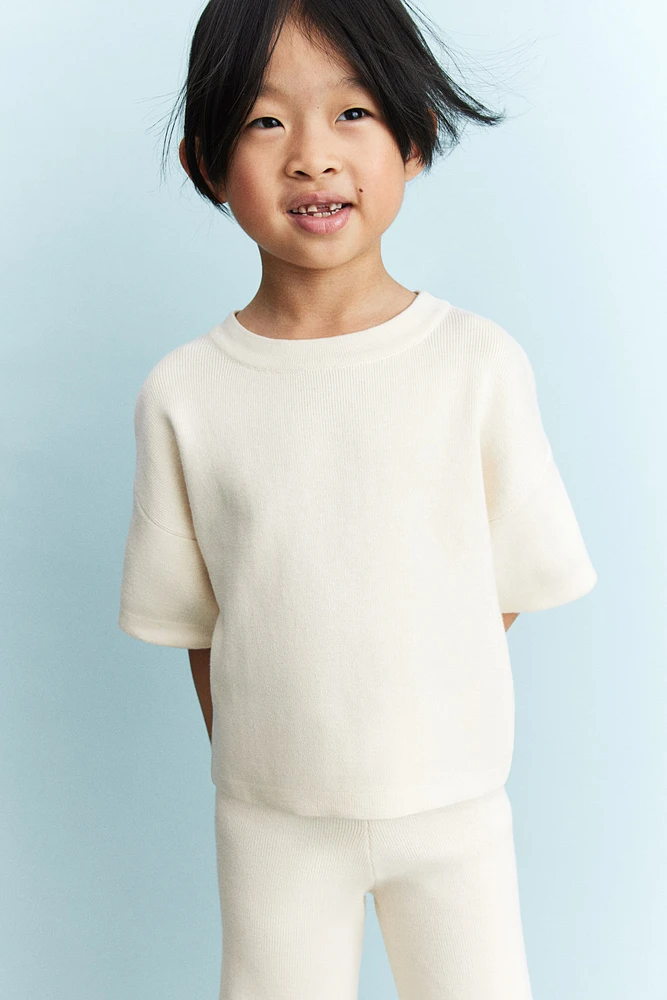 Ensemble 2 pièces en fin tricot de coton