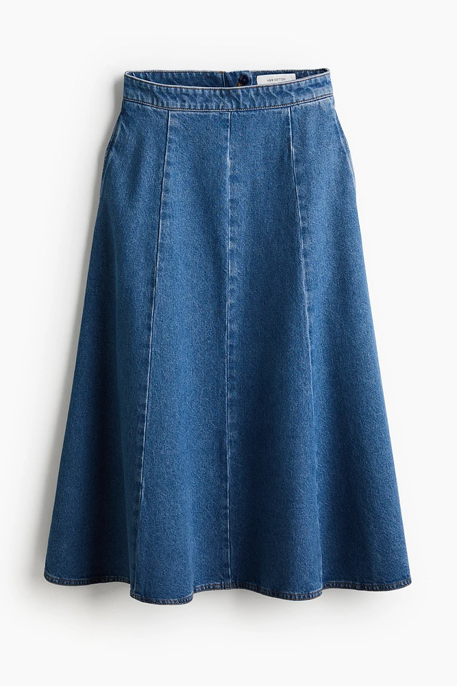 A-Line Denim Skirt