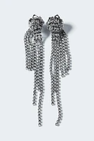 Long Rhinestone Earrings