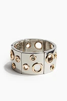 Grommet-Detail Cuff Bracelet