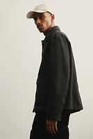 Regular Fit Canvas Jacket