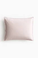 Washed Linen-blend Pillowcase