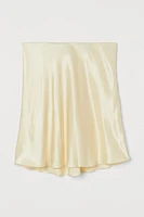 Short Satin Skirt