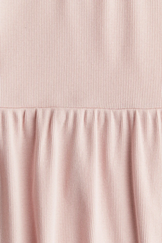 Ribbed Jersey Dress