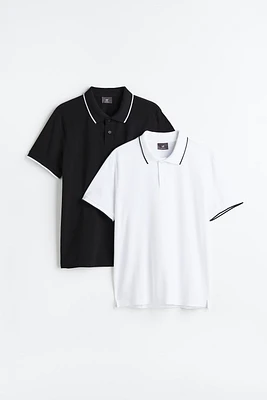 2-pack Slim Fit Polo Shirts