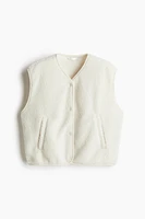 Oversized Teddy Fleece Vest