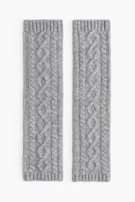 Cable-Knit Leg Warmers