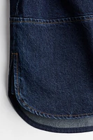 Denim Pullover Top