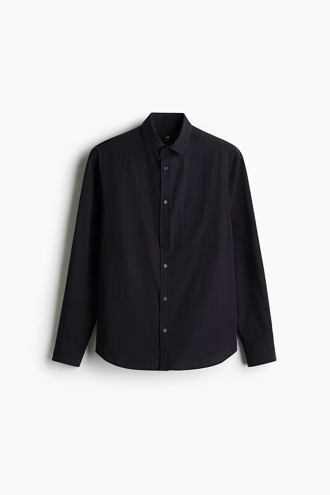 Regular Fit Lyocell-Blend Shirt