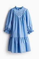 Dress with Eyelet Embroidery