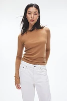 Fine-Knit Wool Sweater