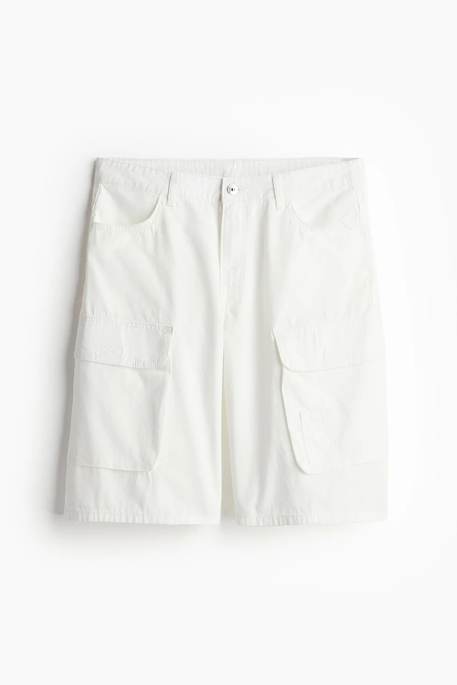 Canvas Cargo Shorts