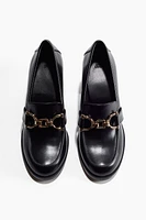 Block-Heeled Loafers