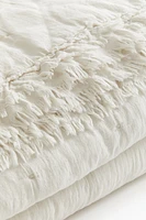 Ruffle-trimmed Bedspread