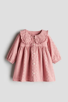 Eyelet Embroidered Cotton Dress