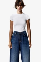 High Rise Barrel Leg Jeans