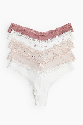Lot de 5 culottes Brazilian
