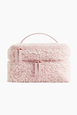 Two-tier Fleece Toiletry Bag