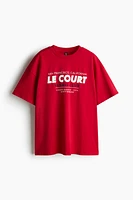 Oversized T-Shirt with Motif